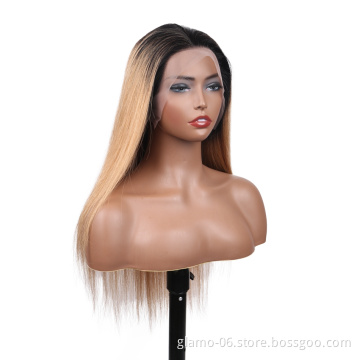 150% Denisty Ombre Lace Wigs Human Hair For Black Women,4x4 Body Wave Wigs 1b99j Pre Plucked Natural Hairline With Baby Hair